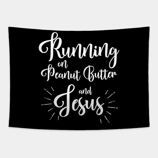 Funny Christian Food Tshirt Tapestry by AwesomeApparel