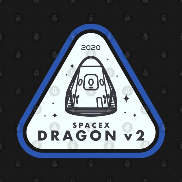 spacex dragon 2020 by Mortensen