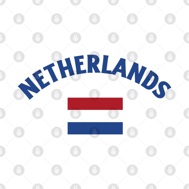 Netherlands Flag by Issho Ni