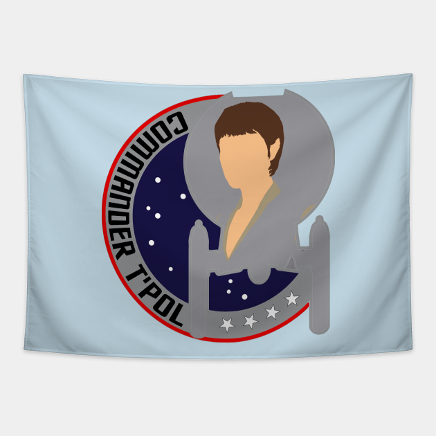 Commander T'Pol Star Trek, Enterprise Star Trek Tapestry TeePublic