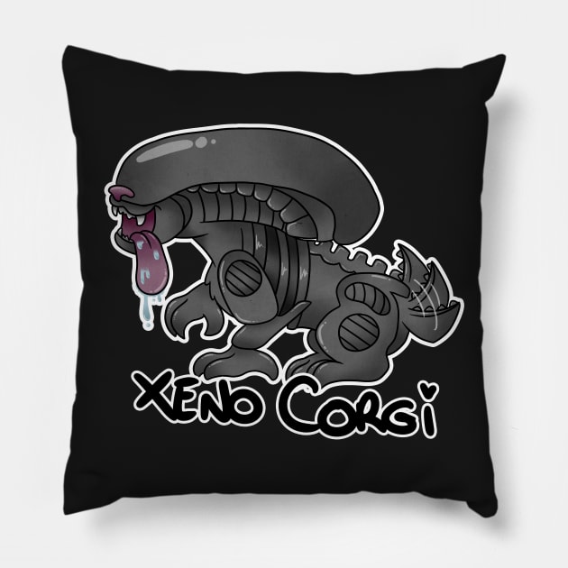 Xeno Corgi Pillow by Cartmell