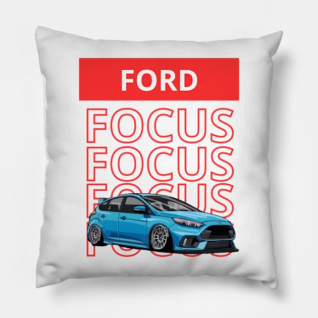 Ford Focus Pillow by artoriaa