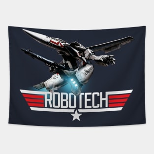 Top Robo Gun Tech Tapestry