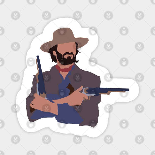 The Outlaw Josey Wales Magnet by FutureSpaceDesigns