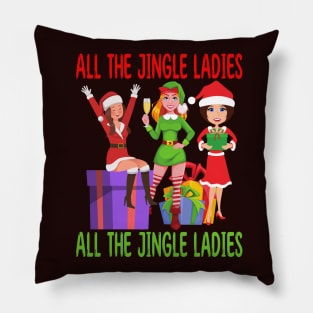 All the Jingle Ladies Pillow