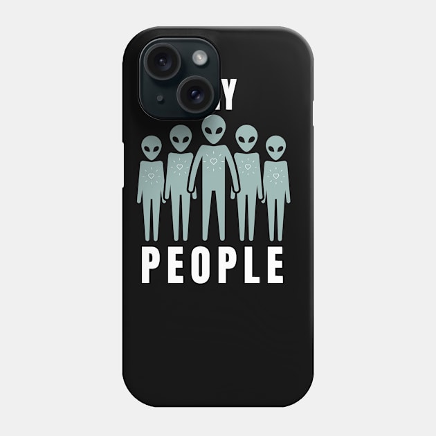 My People Phone Case by Rebecca Abraxas - Brilliant Possibili Tees