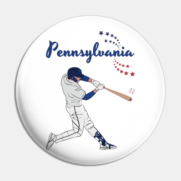 Pennsylvania USA Baseball | America's Sports Cities Pin by VISUALUV