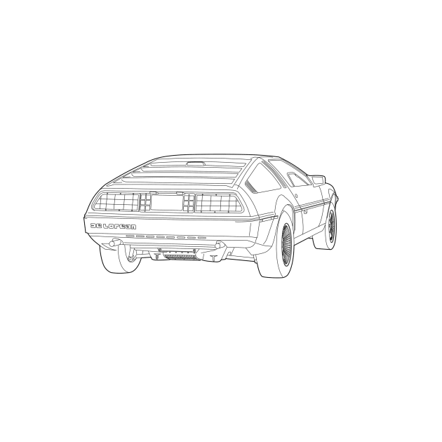 DELOREAN by Back to the Toys