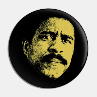 Yellow Richard Pryor White Vintage Pin