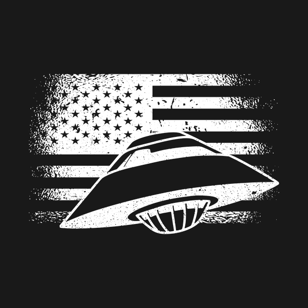 Ufo USA Alien Abduction Flying Saucer by Anassein.os