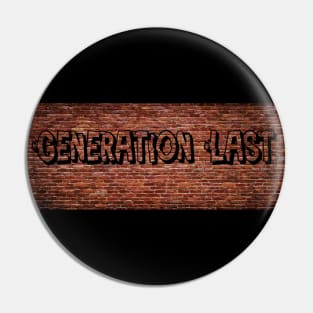 Generation Last T-Shirt Pin
