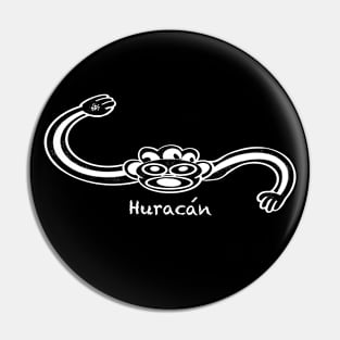 Taino Deity Huracán Symbol Pin