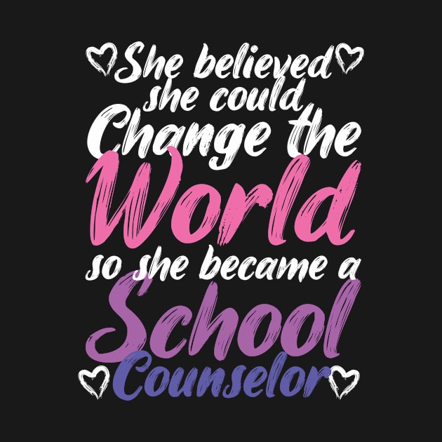 School Counselor by TheBestHumorApparel