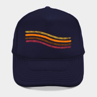 70s retro stripes Hat
