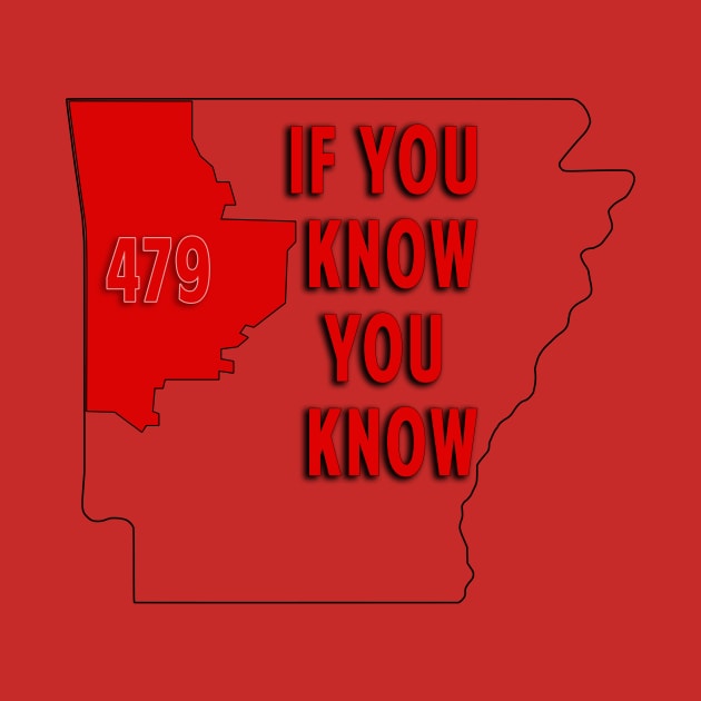 479 Area Code - If you know you know by Arkansas Shop