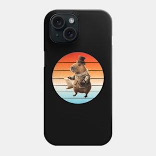 Funny Capybara Renaissance in Costume Phone Case