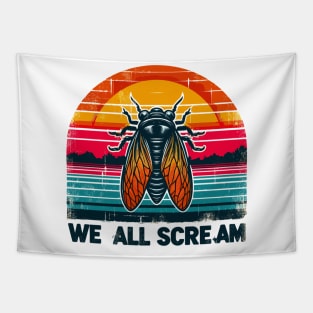 Cicada We All Scream Tapestry