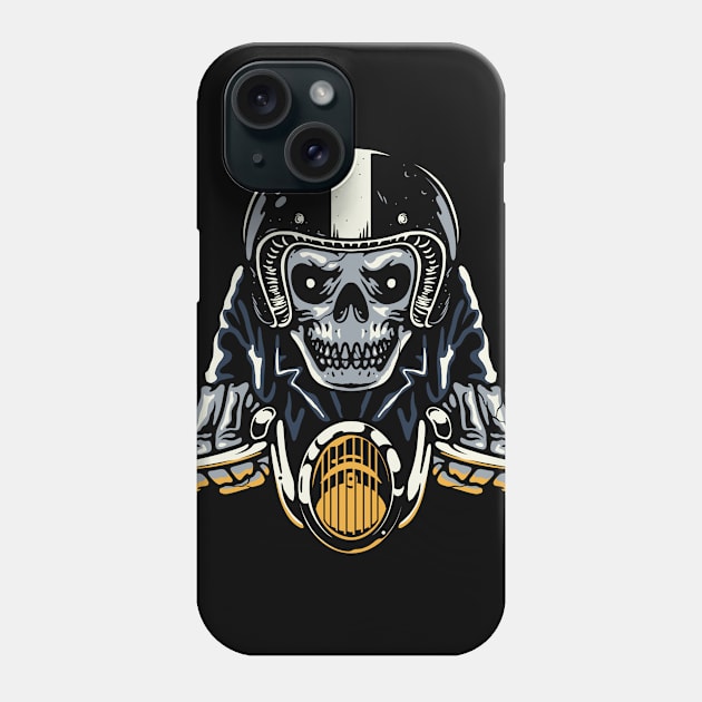 Death Biker Phone Case by quilimo