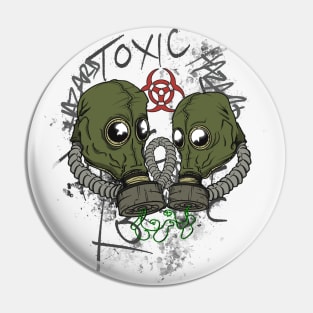 Toxic Biohazard Doomsday Couples Pin