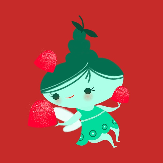 Juggling Sugar Plum Fairy by Kath Waxman Illustration