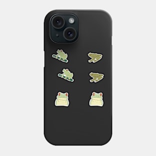 Cute Frog Sticker Pack Phone Case