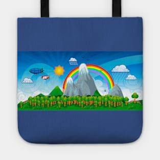 Child Fantasy Landcape Tote