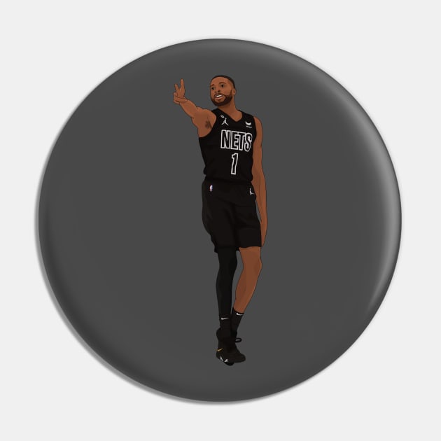 Mikal Bridges digital illustration Pin by fmmgraphicdesign