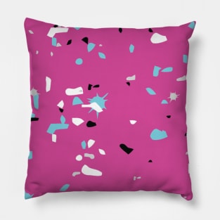 Pink Paint Mess Pillow