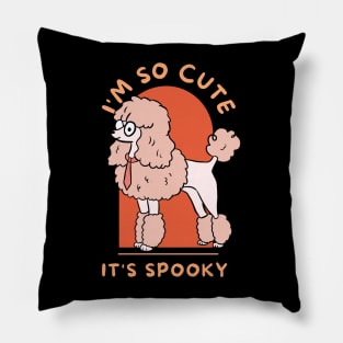 I am so cute it is spooky cute halloween dog Pillow