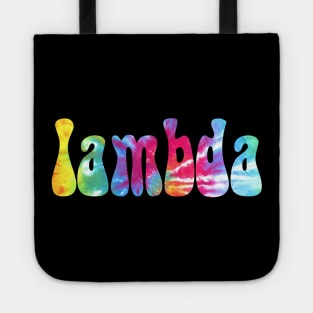 Tie Dye Lambda Tote