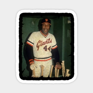 Willie McCovey - Left Oakland Athletics, Signed With San Francisco Giants Magnet