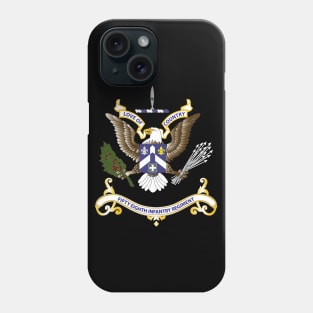 58th Infantry Regimental Colors wo Flag Phone Case