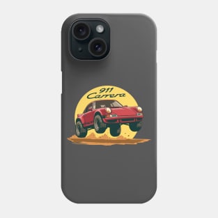 ccar 911 carrera offroad rally dakar red Phone Case