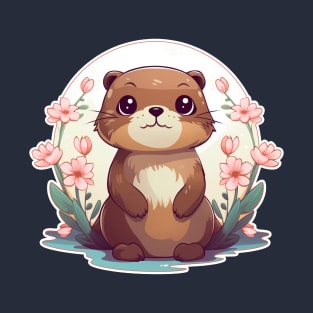 Otter is sitting T-Shirt