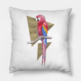 Scarlet Macaw Pillow