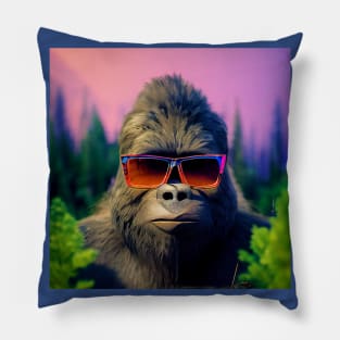 Dope Sasquatch in Nature Pillow