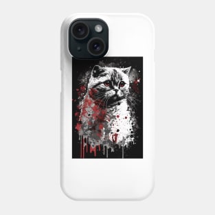 Scottish Fold Cat Portrait Phone Case