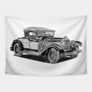 Retro car Tapestry