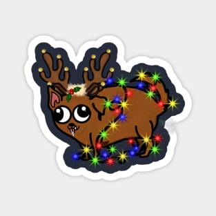 Reindeer Uggie Magnet