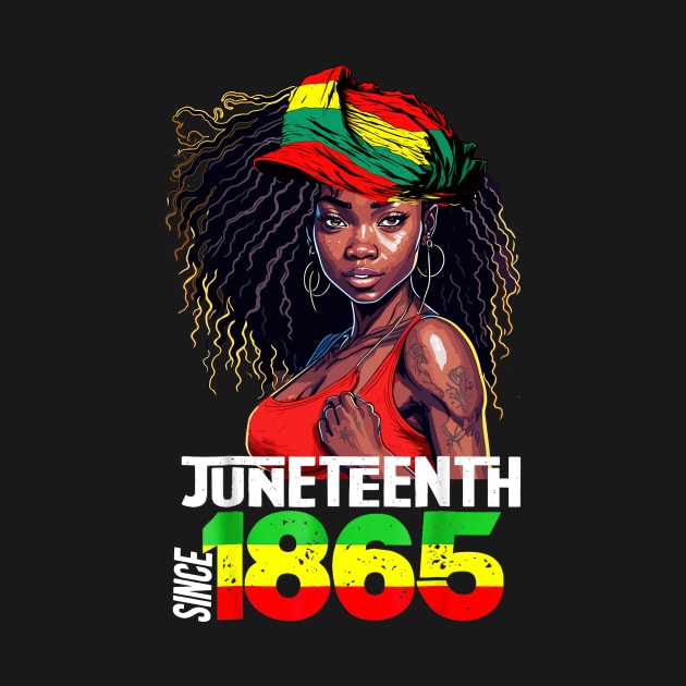 1865 Juneteenth Celebrate African American Freedom Day Women by AlmaDesigns