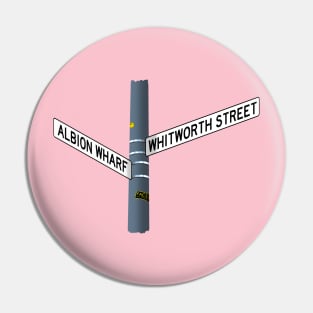 Hacienda Street Sign Pin