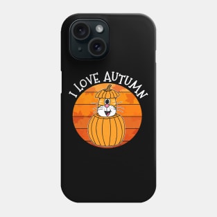 I Love Autumn Cat Pumpkin Fall Thanksgiving Phone Case