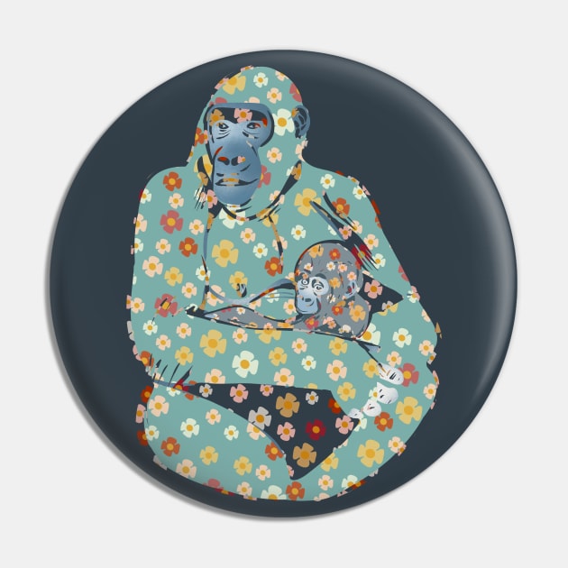 Gorilla mum and baby Pin by Mimie20