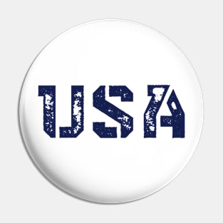 Blue American Rubber Stamp Pin