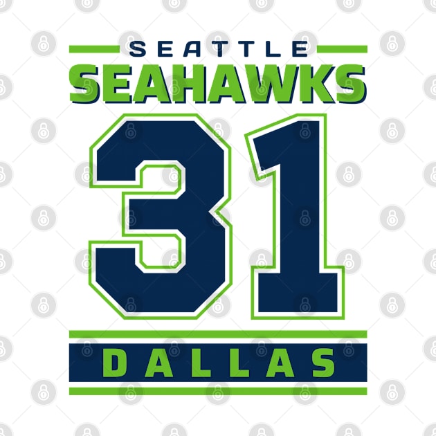 Seattle Seahawks DeeJay Dallas 31 Edition 1 by ENTIN 