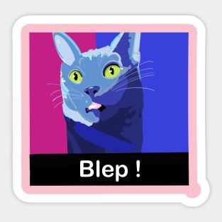 Blep Face Stickers for Sale