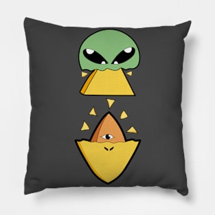 Alien Pyramids Pillow