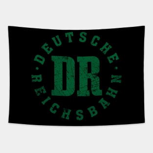 Distressed Deutsche Reichsbahn Logo Tapestry