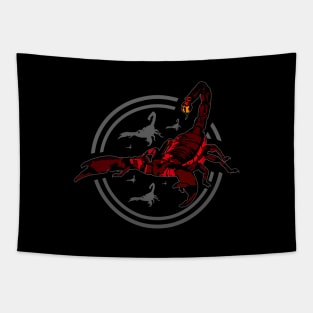 Red Scorpion Tapestry