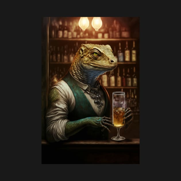Lizard Bartender by AviToys